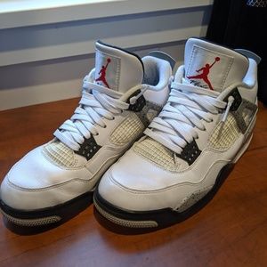 Jordan 4 White Cement